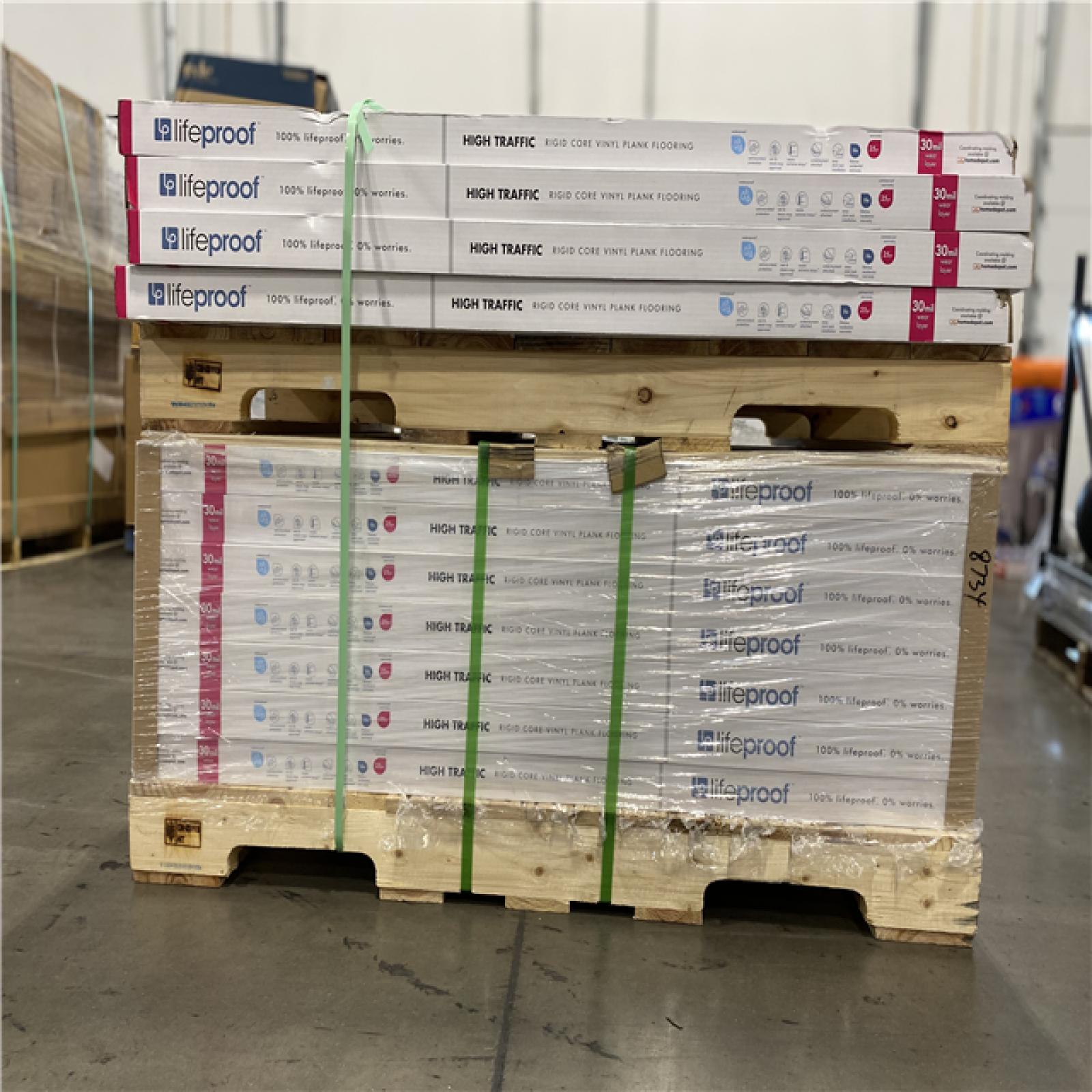 DALLAS LOCATION - Lifeproof Champagne Beach Wood 30 MIL x 8.7 in. W x 48 in. L Click Lock Waterproof Luxury Vinyl Plank Flooring  PALLET - (44 UNITS)