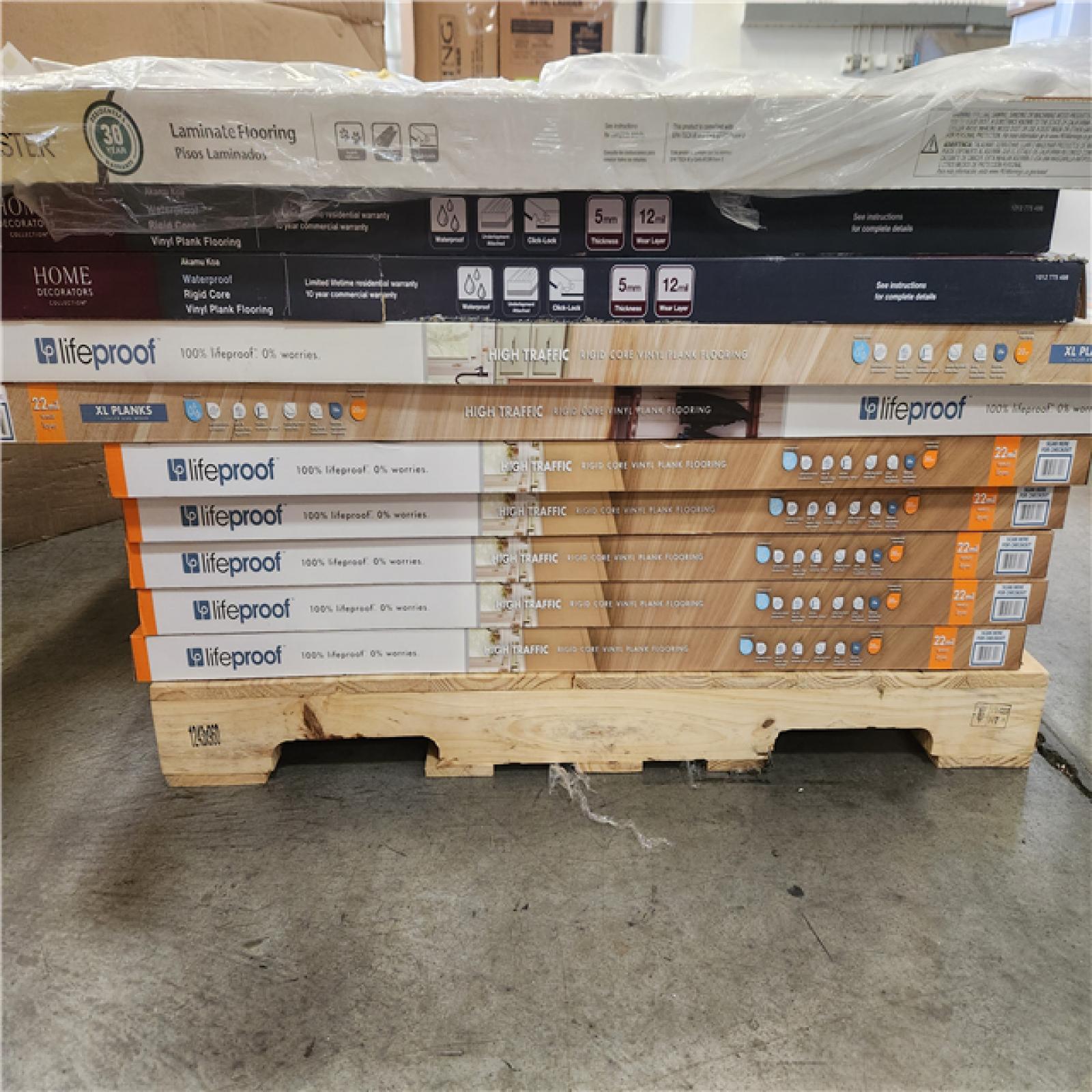 Phoenix AS-IS Mixed Vinyl  Flooring Pallet (44-Cases)