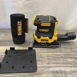 AS-IS DEWALT 20V MAX XR Cordless Brushless 1/4 Sheet Variable Speed Sander (Tool Only)