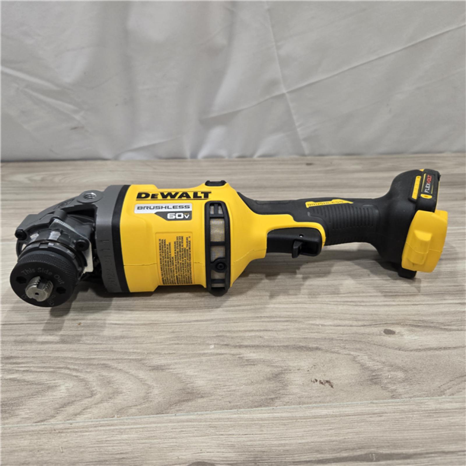 AS-IS DEWALT 60V MAX Cordless Small Angle Grinder (Tool Only)