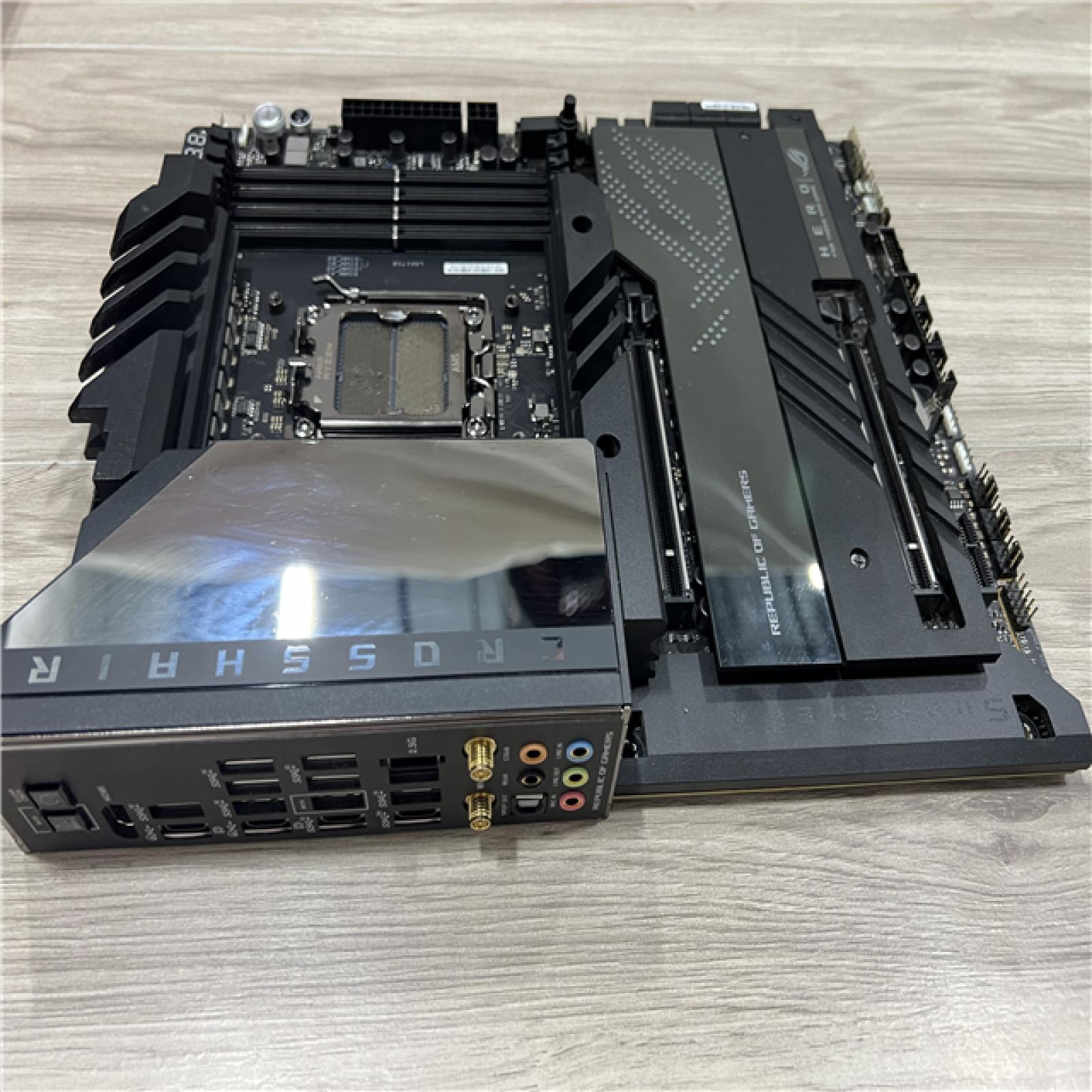 AS-IS ASUS ROG CROSSHAIR X670E HERO AMD AM5 X670 ATX M.2 Desktop Motherboard A