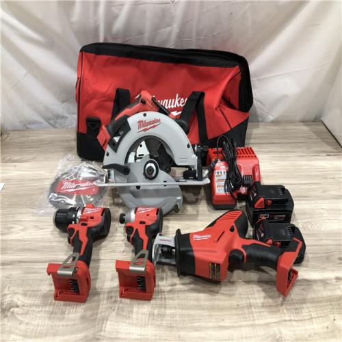 AS-IS Milwaukee M18 4-Tool Combo Kit