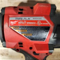 HOUSTON LOCATION - AS-IS Milwaukee FUEL 18V Lithium-Ion Brushless Cordless 1/2 in. Impact Wrench w/Friction Ring Kit