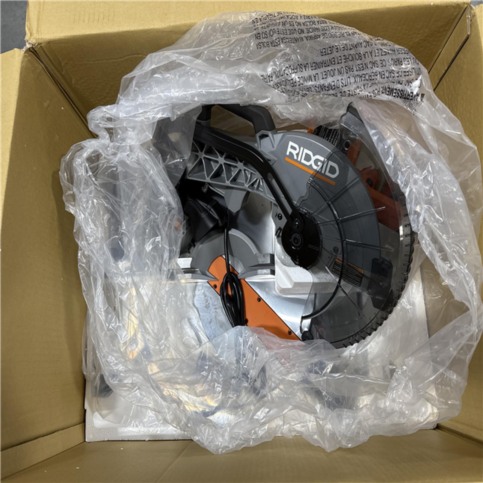 California NEW Ridgid 12 in. Dual Bevel Miter Saw
