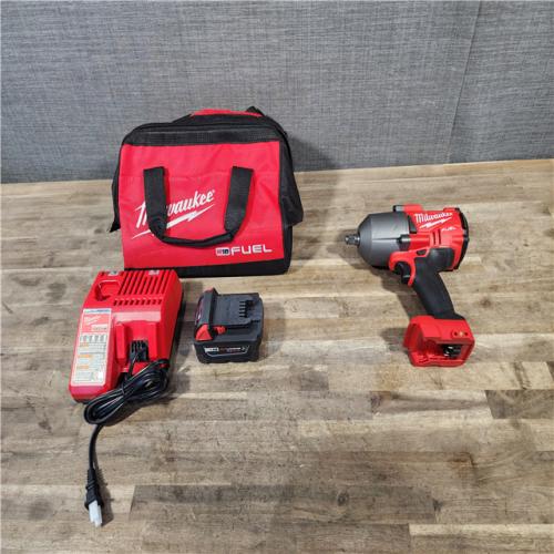 Milwaukee M18 FUEL 18-Volt Lithium-Ion Brushless Cordless 1/2 in. Impact Wrench with Friction Ring W/ BATTERY & CHARGER