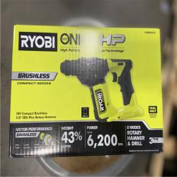 NEW! - RYOBI ONE+ HP 18V Brushless Cordless Compact 5/8 in. SDS Rotary Hammer (Tool Only)