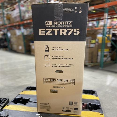 DALLAS LOCATION - NEW! Noritz Eztr75 75 Gal. 11.1 Gpm Indoor Natural Gas Tankless Water Heater Kit