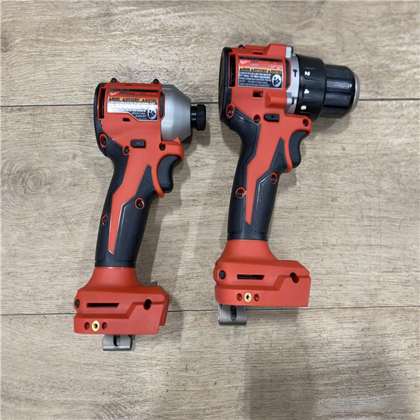AS-IS Milwaukee 18-Volt Lithium-Ion Brushless Cordless Compact Hammer Drill/Impact Combo Kit