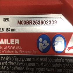 AS-IS Milwaukee FUEL 18V Lithium-Ion Brushless Cordless Gen II 15-Gauge Angled Nailer (Tool-Only)