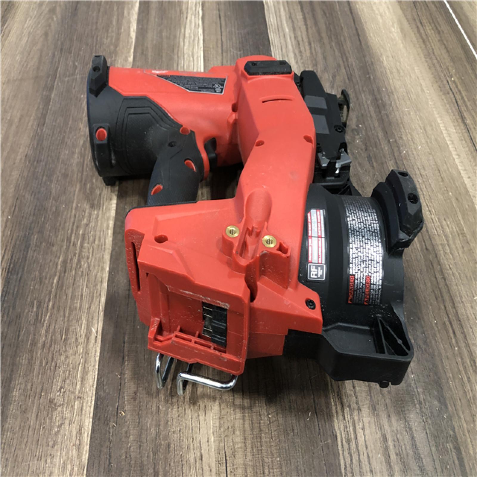 AS-IS Milwaukee  FUEL 18-Volt Lithium-Ion Brushless Cordless Coil Roofing Nailer (Tool Only)