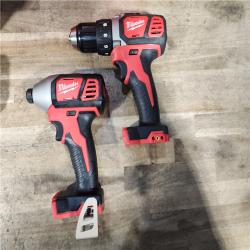 HOUSTON LOCATION - AS-IS Milwaukee 18V Lithium-Ion Cordless Drill Driver/Impact Driver Combo Kit