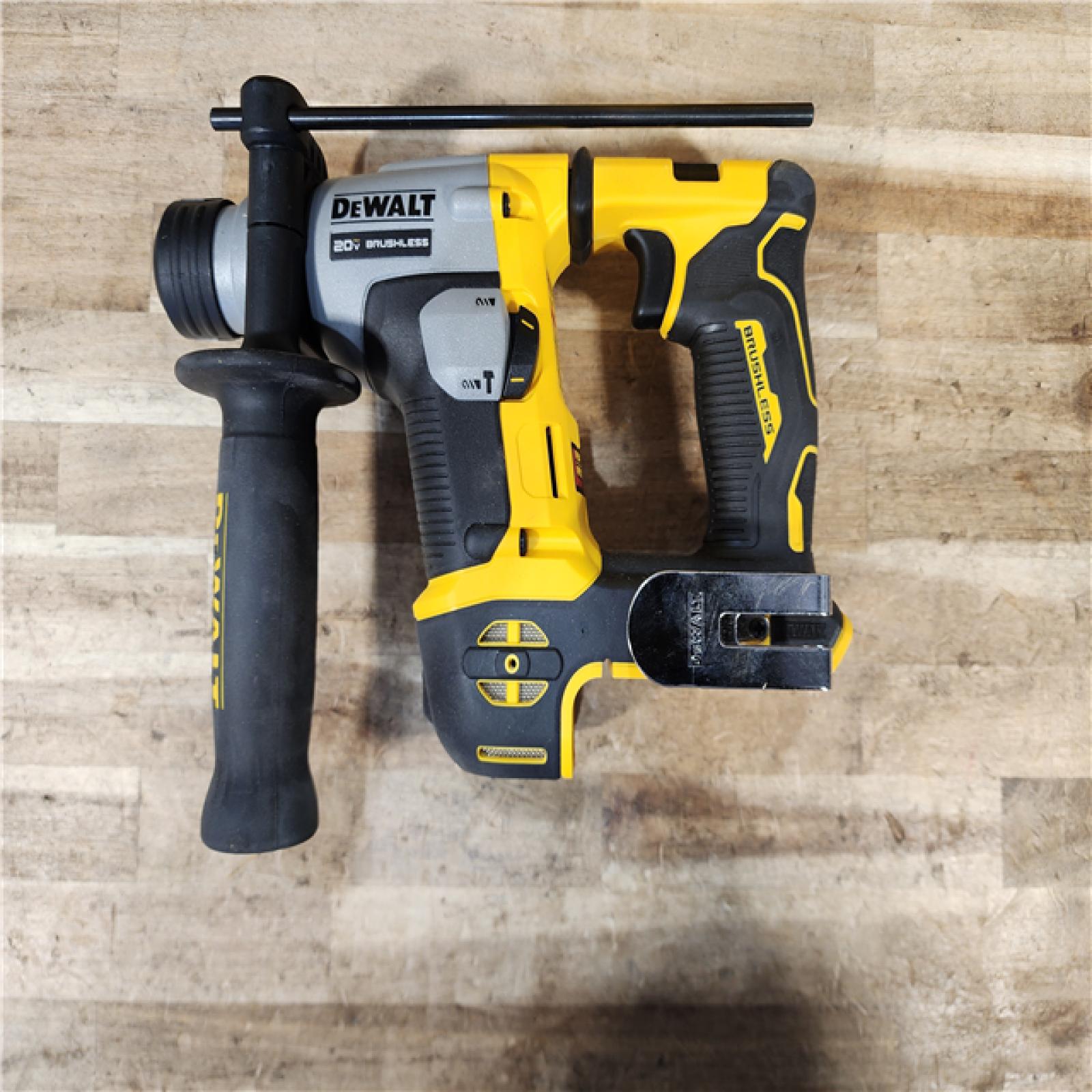 HOUSTON LOCATION - AS-IS DEWALT ATOMIC 20V MAX Cordless Brushless Ultra-Compact 5/8 in. SDS Plus Hammer Drill (Tool Only)