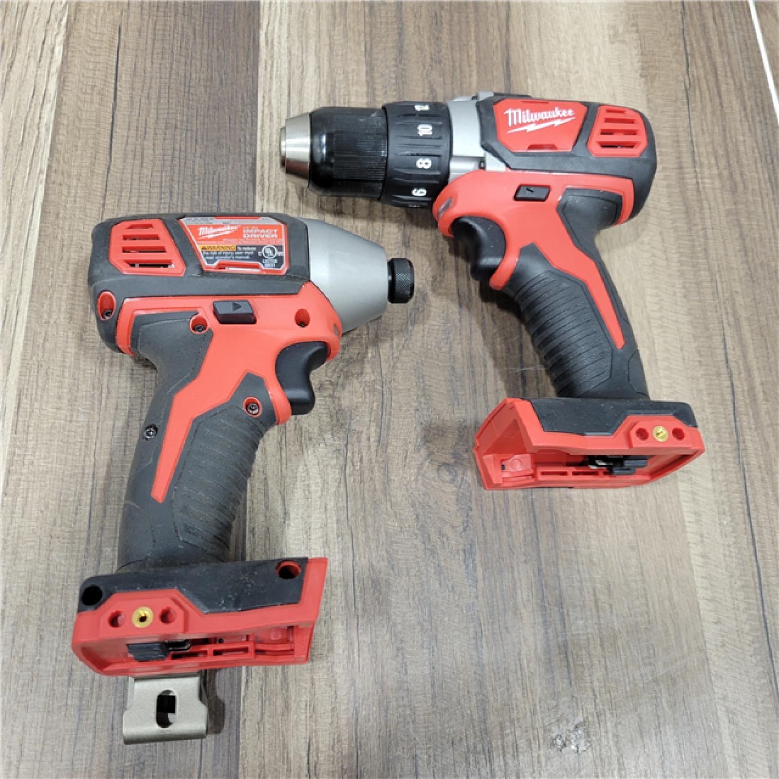 AS-IS Milwaukee M12 12V Lithium-Ion Cordless Combo Kit (5-Tool) with Two 1.5 Ah Batteries, Charger and Tool Bag