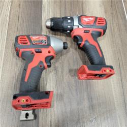 AS-IS Milwaukee M12 12V Lithium-Ion Cordless Combo Kit (5-Tool) with Two 1.5 Ah Batteries, Charger and Tool Bag