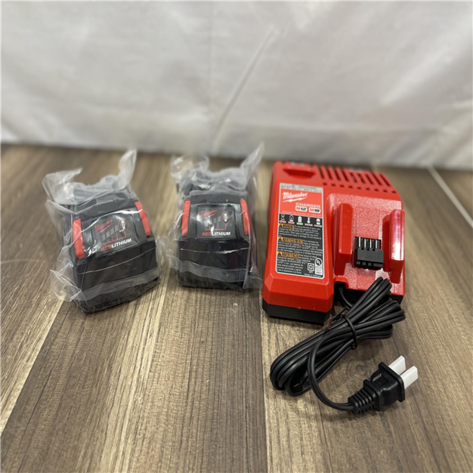 AS-IS-Milwaukee 18-Volt Lithium-Ion XC Starter Kit