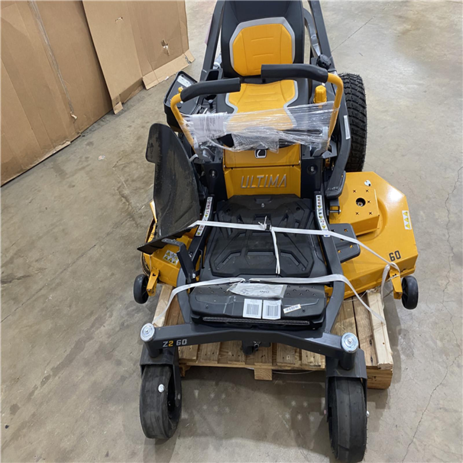 Houston Location - AS-IS Outdoor Power Equipment CUB CADET Z2 60 SIT DOWN MOWER