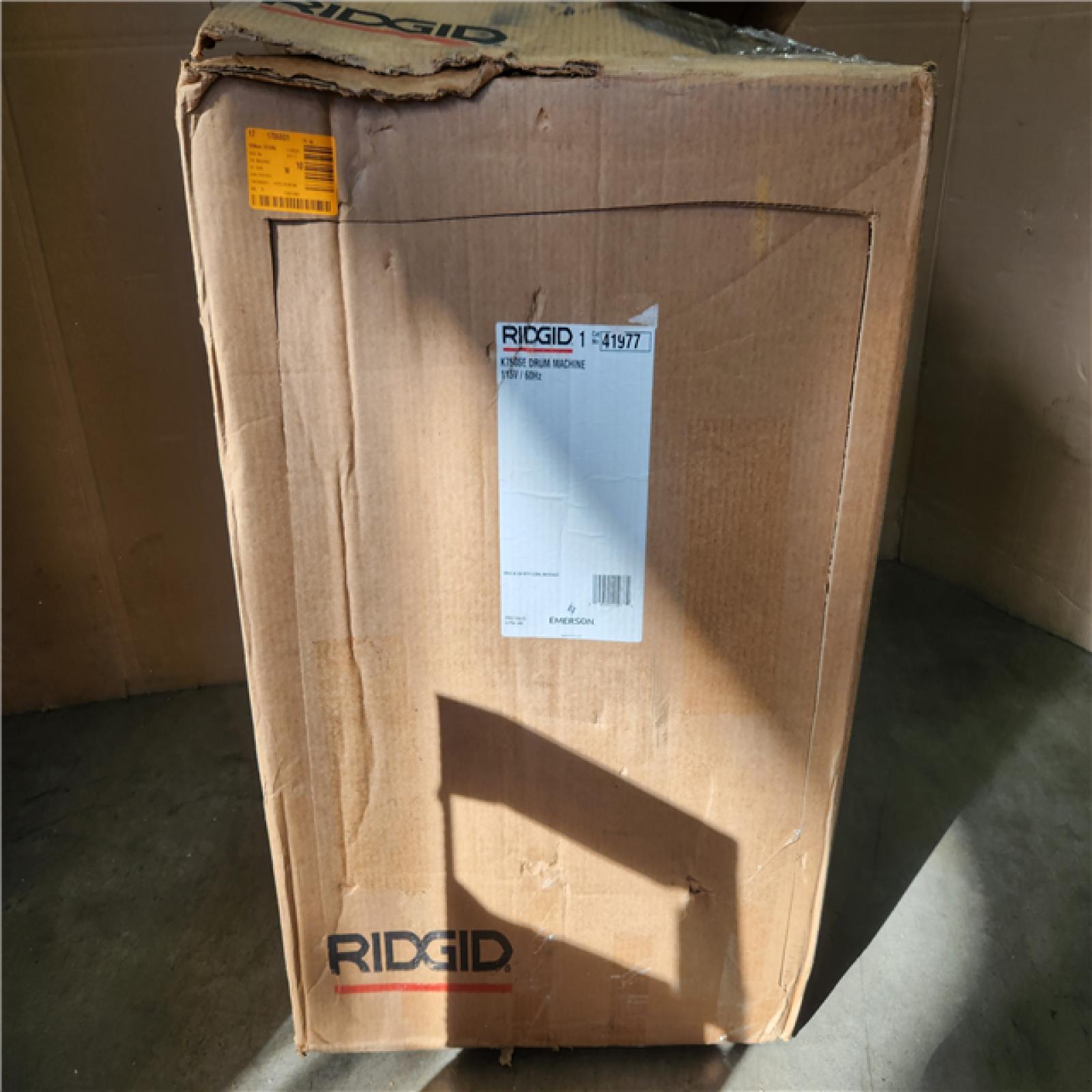 Phoenix RIDGID K-750 Drain Cleaning Snake Auger Drum Machine with Autofeed and 3/4 in. Pigtail