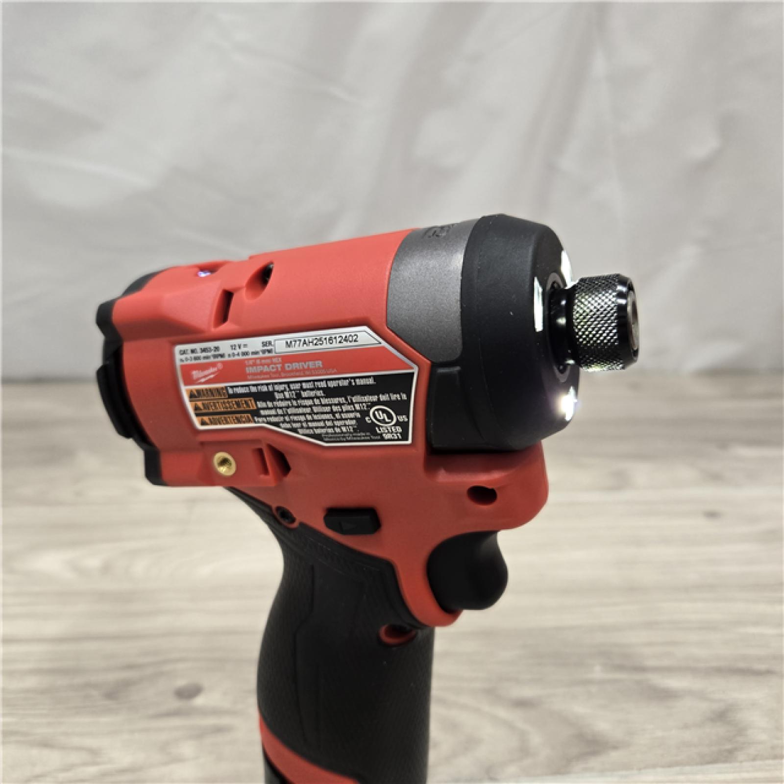 AS-IS Milwaukee 3497-22 12V Hammer Drill and Impact Driver Combo Kit