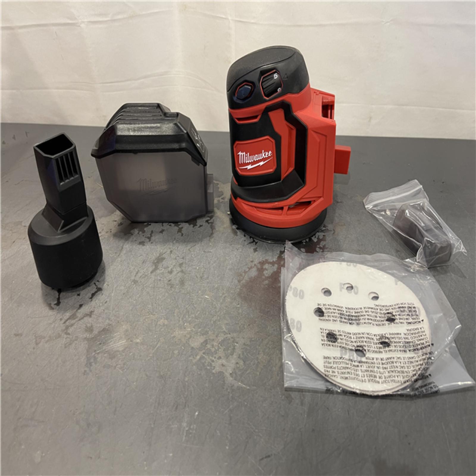 AS-IS - Milwaukee M18 18V Lithium-Ion Cordless 5 in. Random Orbit Sander