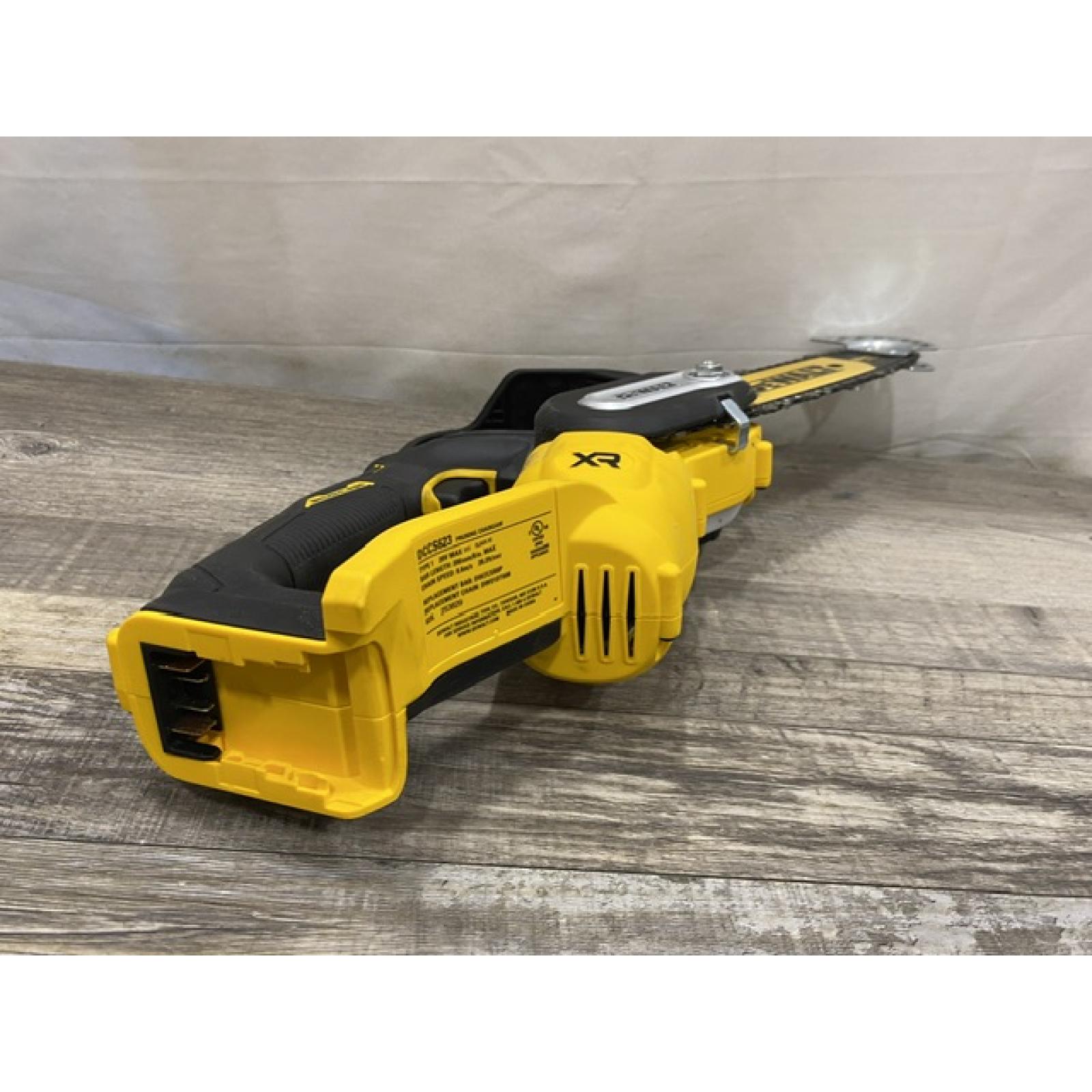 AS-IS DEWALT 20V MAX 8 in. Brushless Cordless Battery Powered Pruning Chainsaw (Tool Only)