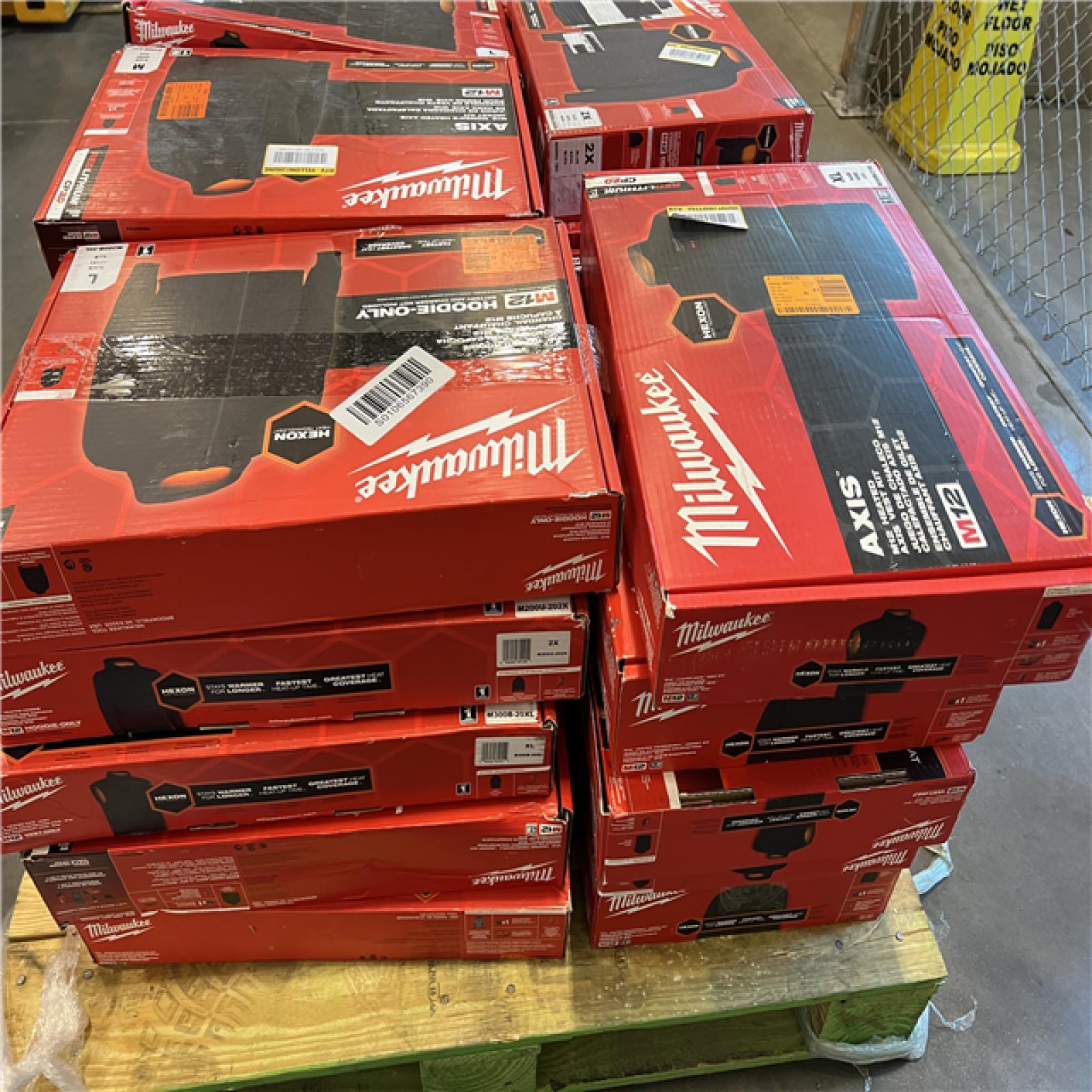 DALLAS LOCATION - AS-IS MILWAUKEE JACKET PALLET (25 COUNT)
