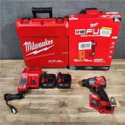 HOUSTON LOCATION - AS-IS (APPEARS LIKE NEW) Milwaukee M18 FUEL Lithium-Ion Brushless Cordless 1/2 Drill/Driver Kit