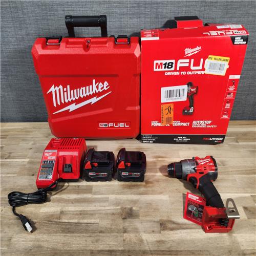 HOUSTON LOCATION - AS-IS (APPEARS LIKE NEW) Milwaukee M18 FUEL Lithium-Ion Brushless Cordless 1/2 Drill/Driver Kit