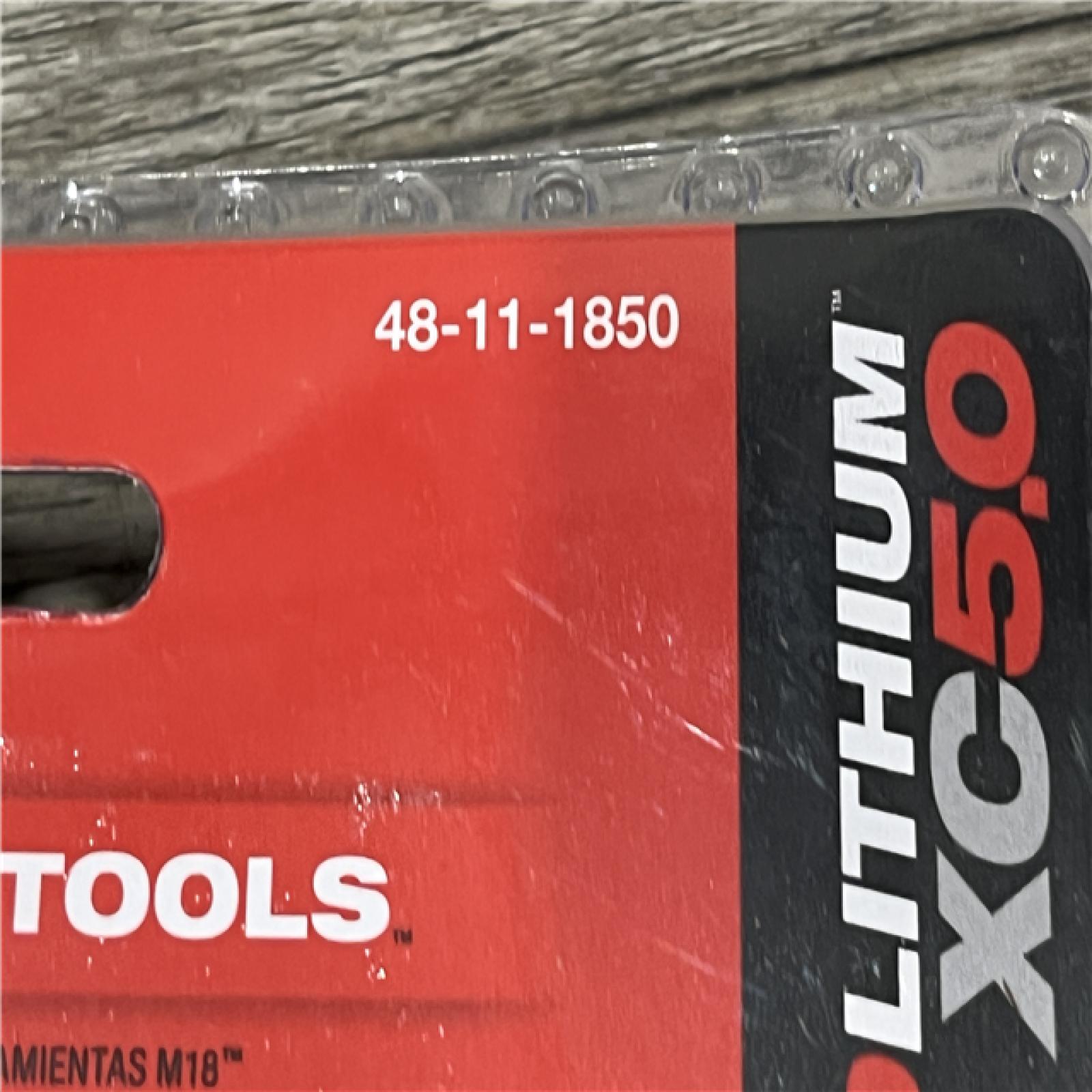 NEW - Milwaukee 18-Volt 5.0 Ah Lithium-Ion XC Extended Capacity Battery Pack