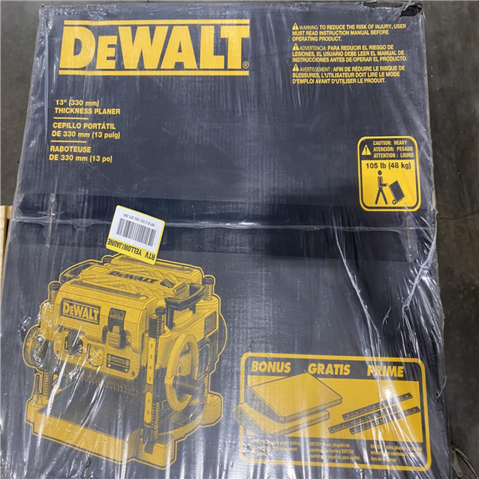 NEW- 15 Amp Corded 13 in. Heavy-Duty 2-Speed Bench Planer