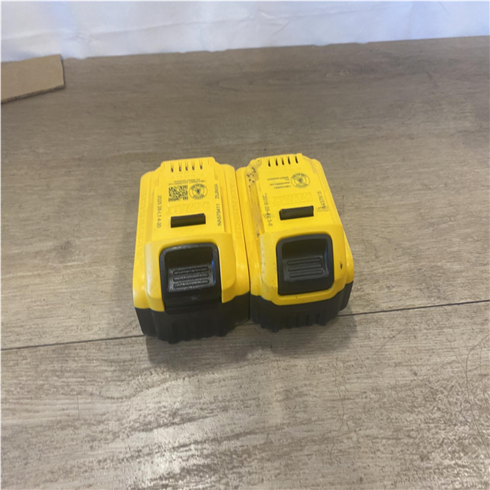 AS-IS DEWALT 20V MAX Lithium-Ion 5.0Ah Battery (2-Pack)