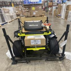 DALLAS LOCATION- RYOBI R1 80V HP Cordless Electric 30 in. Riding Lawn Mower Kit