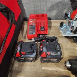 HOUSTON LOCATION - AS-IS Milwaukee M18 18-Volt Lithium-Ion Cordless Combo Kit 7-Tool with 2-Batteries, Charger and Tool Bag