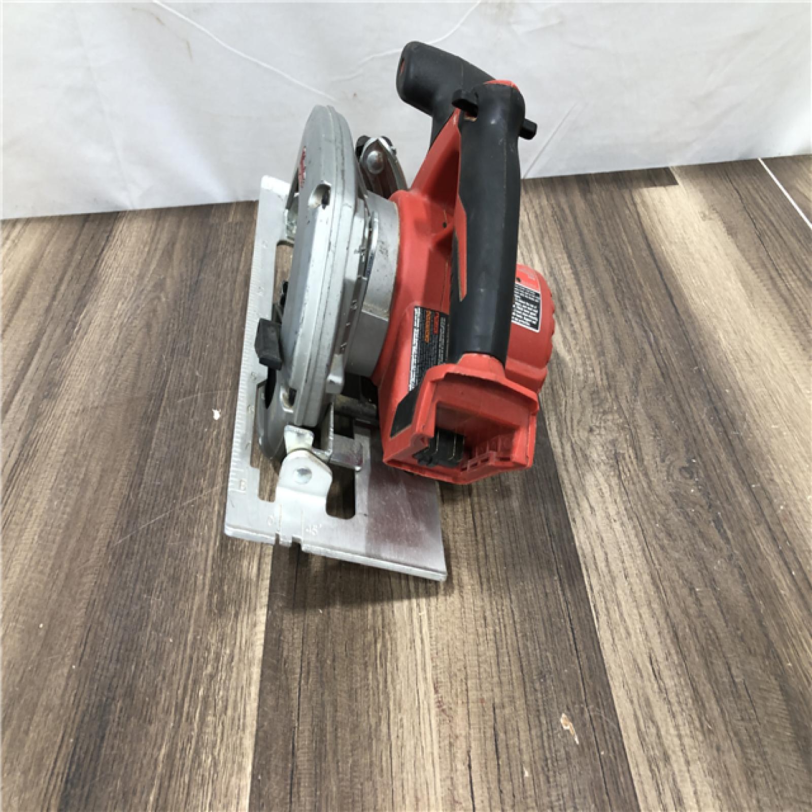 AS-IS Milwaukee 18V Lithium-Ion Cordless 6-1/2 in. Circular Saw (Tool-Only)