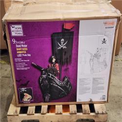 HOUSTON LOCATION - AS-IS DEAD WATER GIANT SIZED ANIMATED PIRATE SHIP