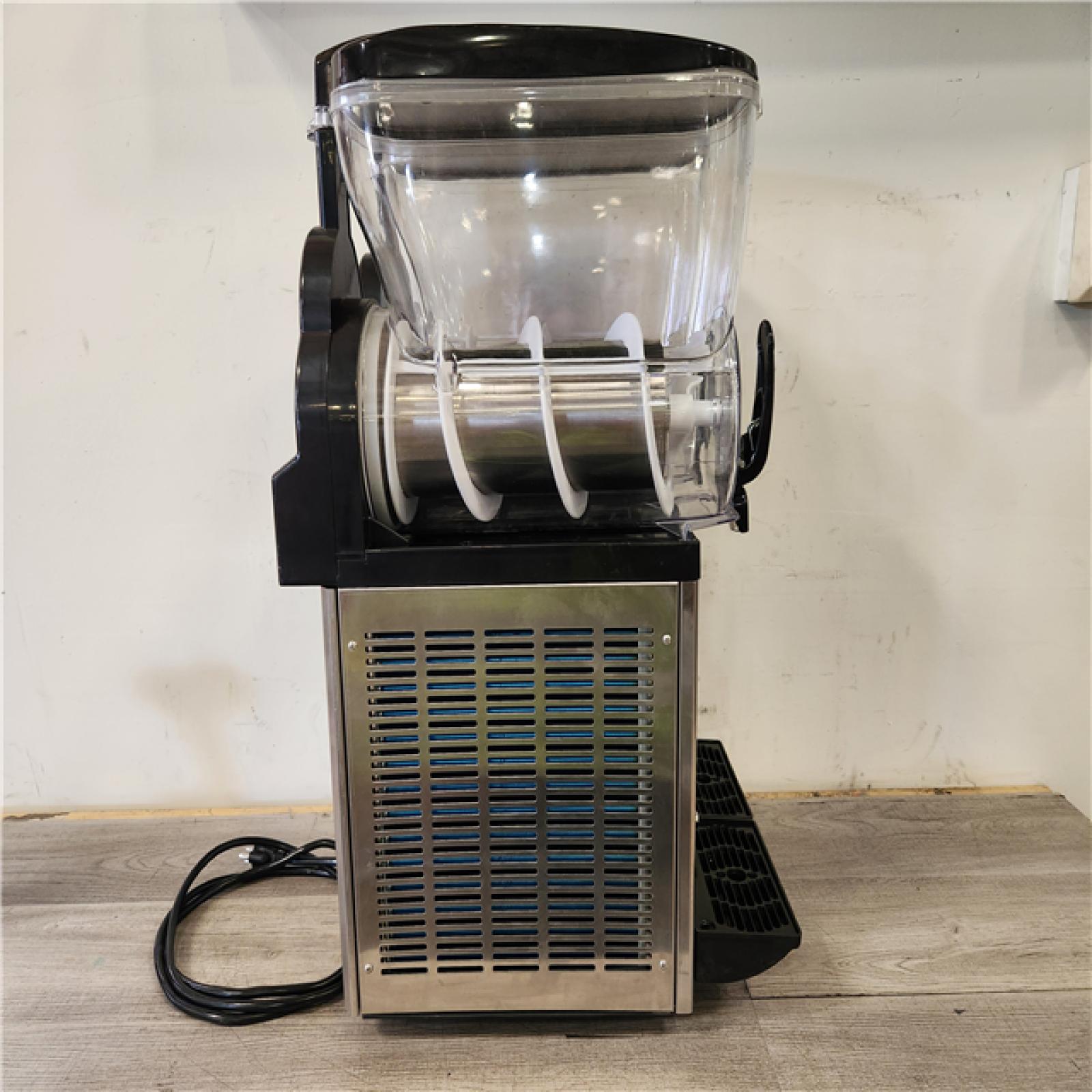 Phoenix Location AS-IS VEVOR 1014 oz. Commercial Slushy Machine 15L x 2 Tanks Frozen Drink Machine Snow Cone Machine 120 Cups Stainless Steel 1000W