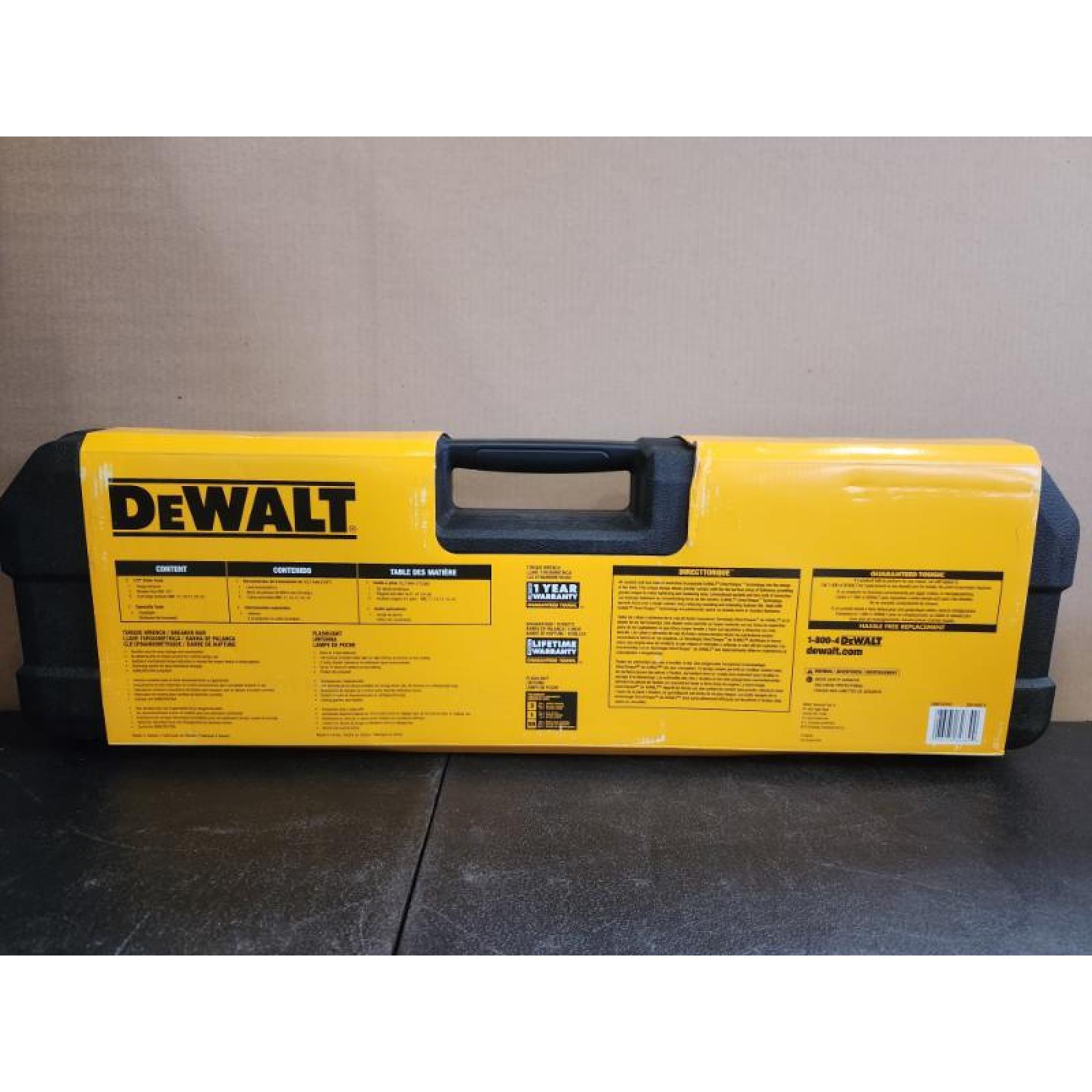 Phoenix NEW DEWALT 1/2 in. Drive Torque Wrench Tire Change Kit (7-Piece)