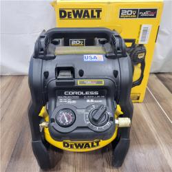 AS-IS DEWALT 20V MAX* 2-1/2 Gal. Brushless Cordless Air Compressor
