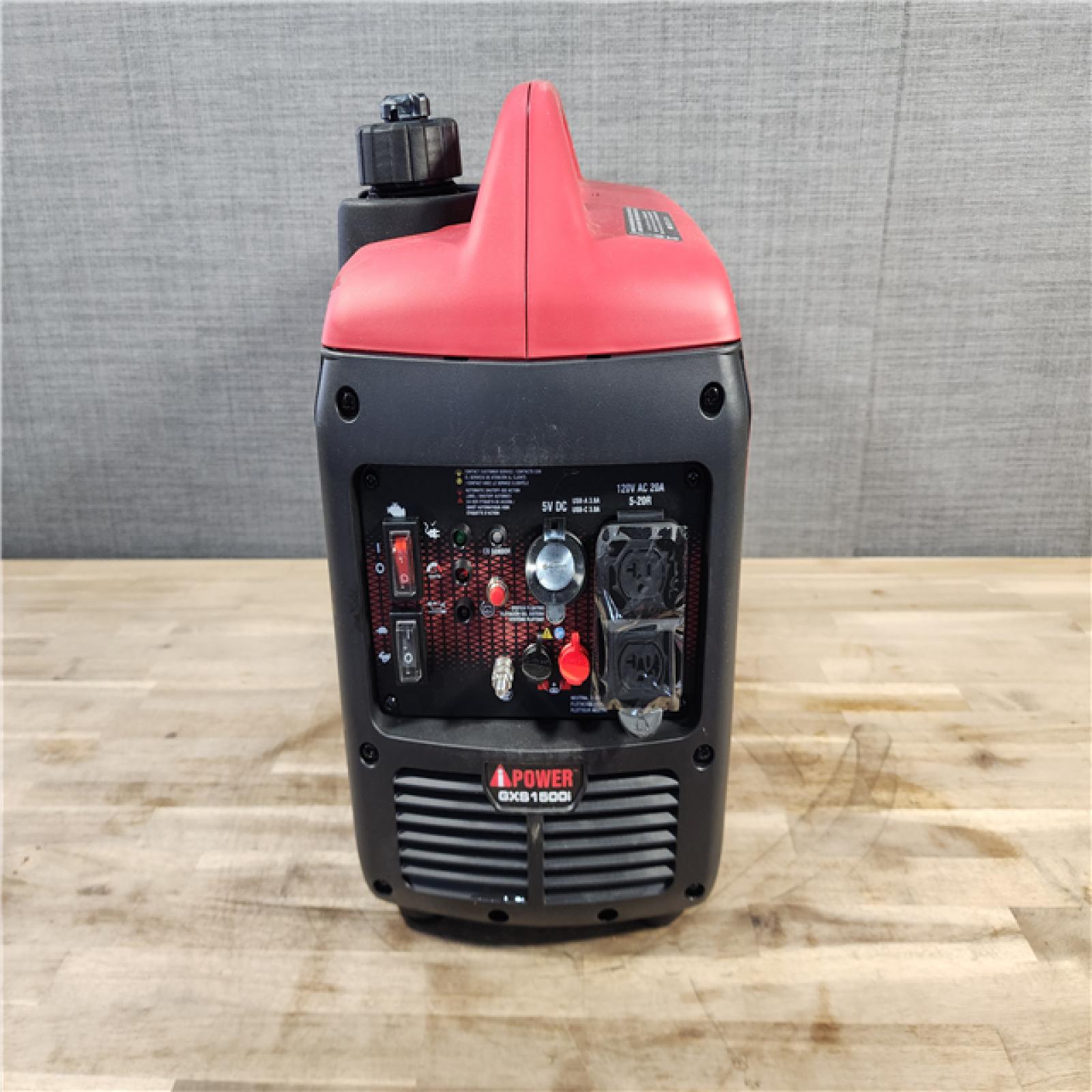 HOUSTON LOCATION - AS-IS 1500-Watt Recoil Start Gasoline Powered Ultra-Light Inverter Generator with 60cc OHV Engine and CO Sensor Shutdown