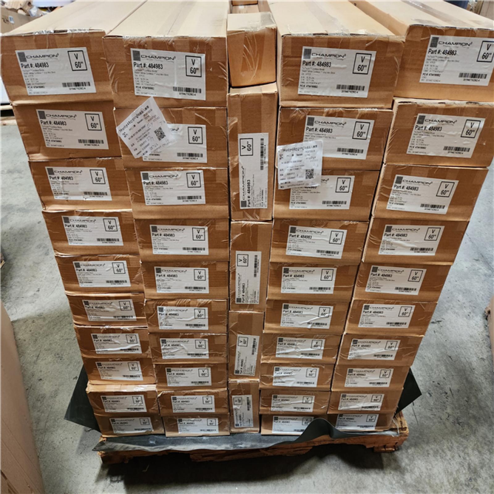 Phoenix Location NEW Champion TruTouch Cordless Blinds 39x60 White Cordless 1 Vinyl Blind 4Pcs Pallet (44 Boxes)