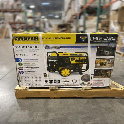 Dallas Location - NEW Champion 201412 11500W Tri Fuel Generator