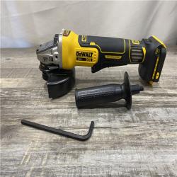 AS-IS DEWALT 20V XR Cordless 4-1/2. in. to 5 in. Variable Speed Angle Grinder (Tool Only)