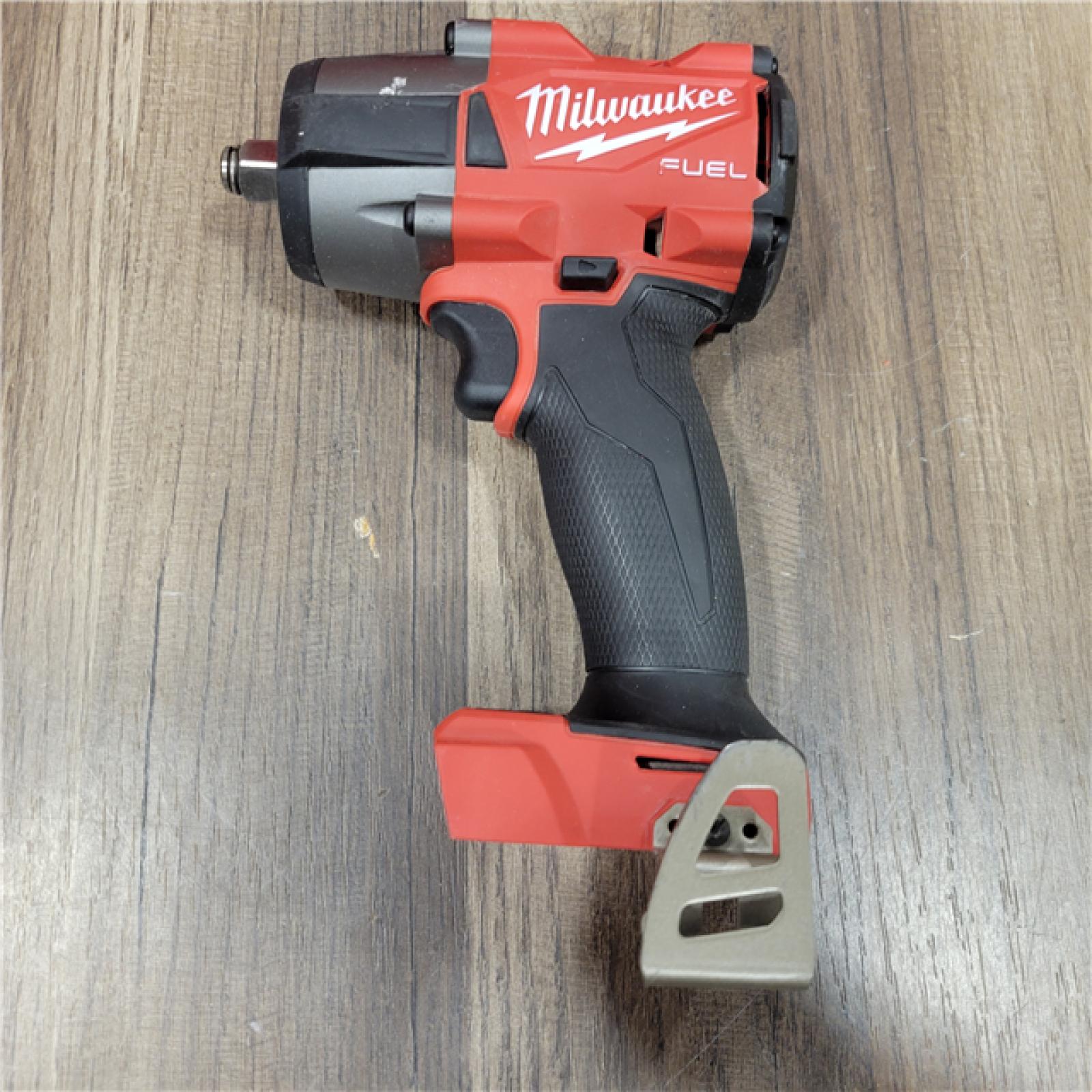 AS-IS  Milwaukee M18 18V Fuel 1/2  Mid-Torque Impact Wrench Cordless Lithium-Ion Brushless with Friction Ring 2962-20