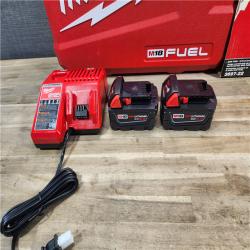 HOUSTON LOCATION - AS-IS (APPEARS LIKE NEW) MILWAUKEE FUEL 18V Lithium-Ion Brushless Cordless Hammer Drill and Impact Driver Combo Kit (2-Tool) with 2 Batteries