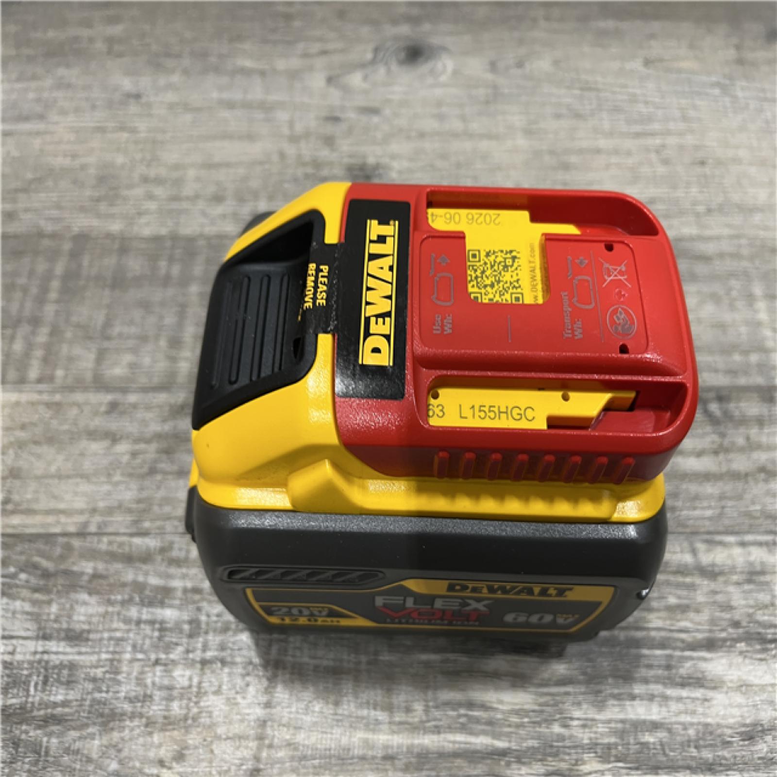 AS-IS DEWALT FLEXVOLT 20V/60V MAX Lithium-Ion 12.0Ah Battery