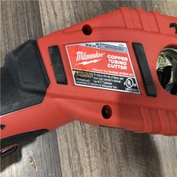 AS-IS Milwaukee 12V Lithium-Ion Cordless Copper Tubing Cutter (Tool-Only)