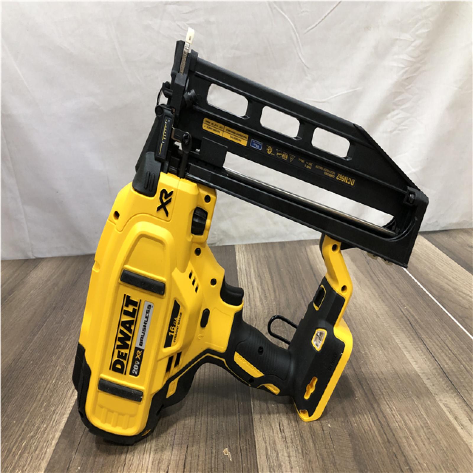 AS-IS DEWALT 20V MAX XR 16-Gauge Lithium-Ion Cordless Finish Nailer (Tool Only)