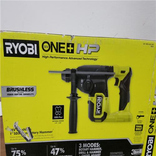 CALIFORNIA AS-IS RYOBI ONE+HP 18V BRUSHLESS 1SDS-PLUS ROTARY HAMMER