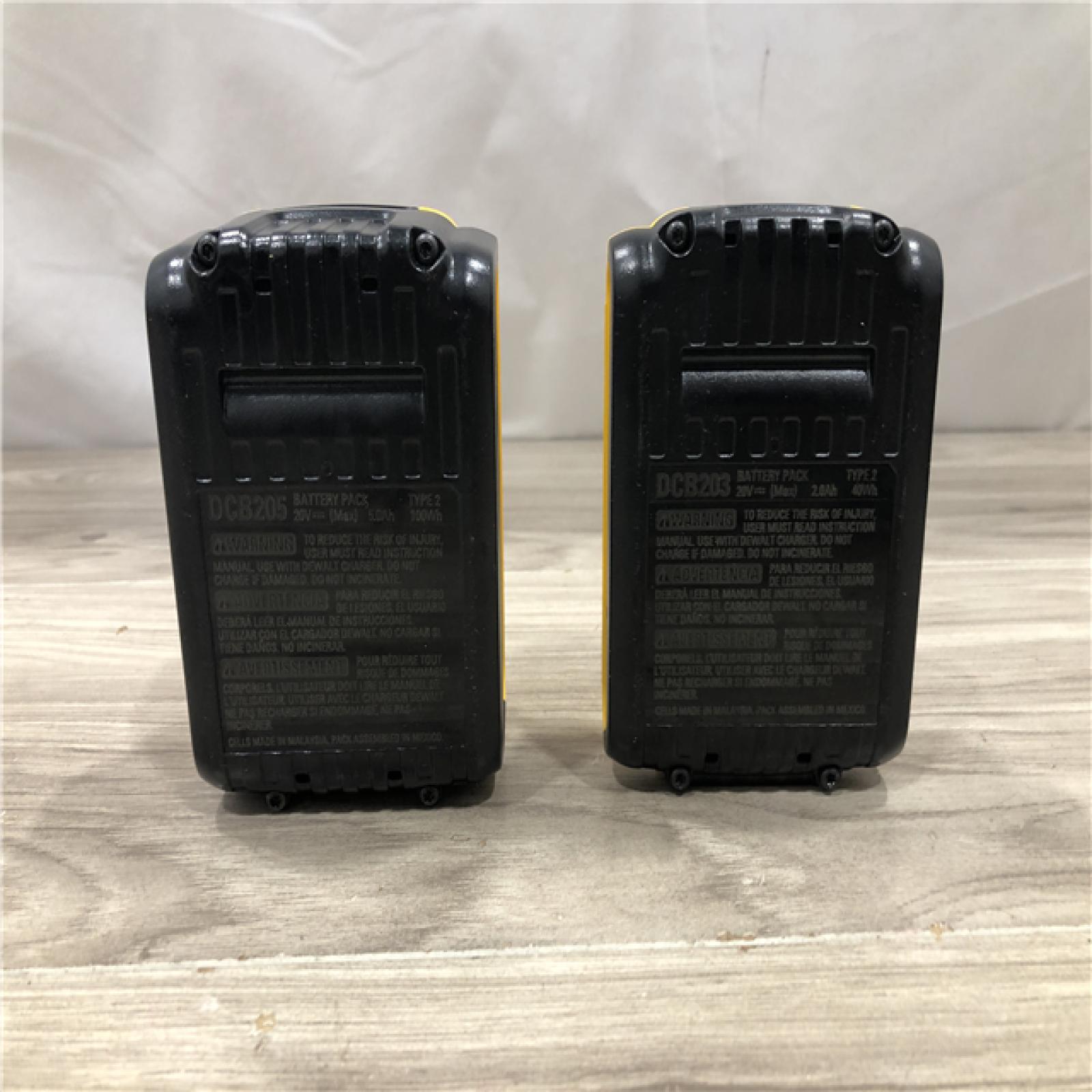 AS-IS DEWALT 20V MAX Lithium-Ion Battery Kit