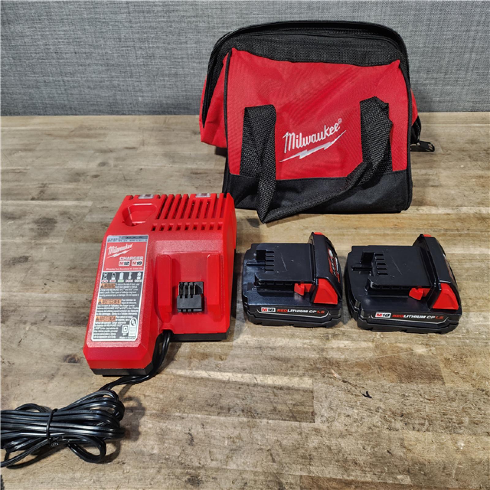 HOUSTON LOCATION - AS-IS Milwaukee M18 Brushed Cordless (2-Tool) Drill/Driver and Impact Driver Kit
