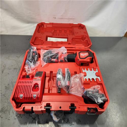 AS-IS- Milwaukee M18 18V Lithium-Ion Cordless Short Throw Press Tool Kit